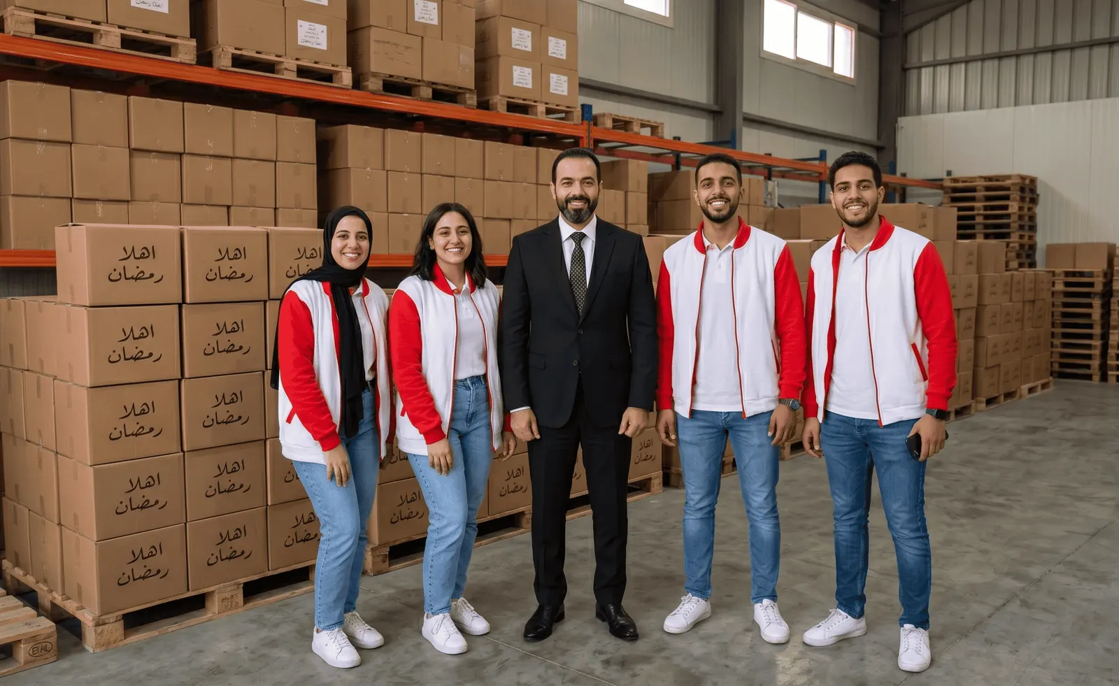 وقوف منظم بجانب الأسر الأشد احتياجاً